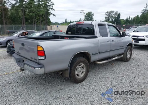 2001 Toyota Tundra Sr5 V8 из США, поврежденный, VIN 5TBBT44141S132423
